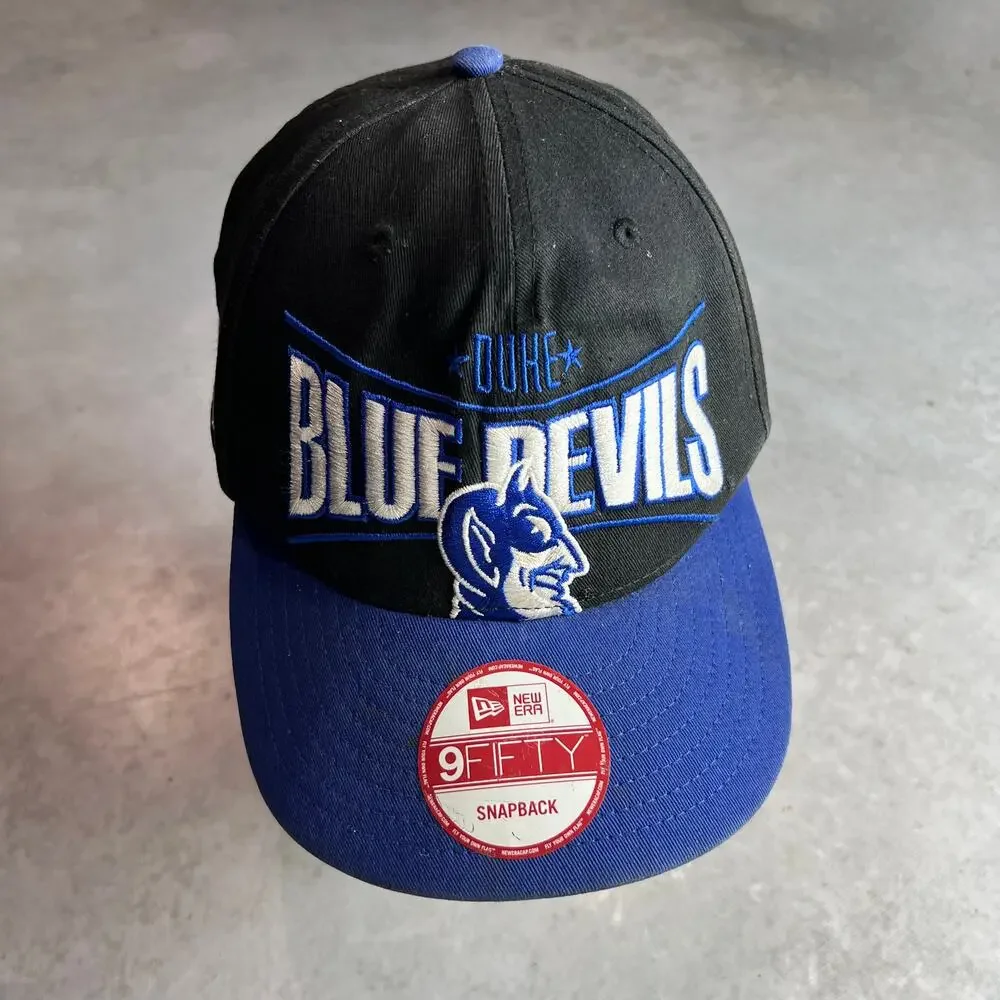 Vintage Duke Blue Devils New Era Men’s Adjustable Snap Back Hat Cap